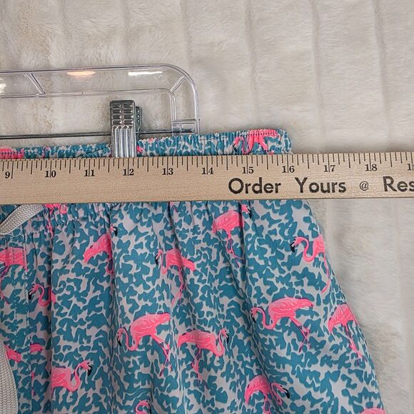 Chubbies Men's 7" Swim Trunks Blue Pink Flamingo Beach Summer Size XL - Picture 9 of 13